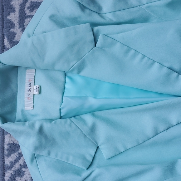 i heart joah Jackets & Coats Seafoam Mint Blue One Button Blazer